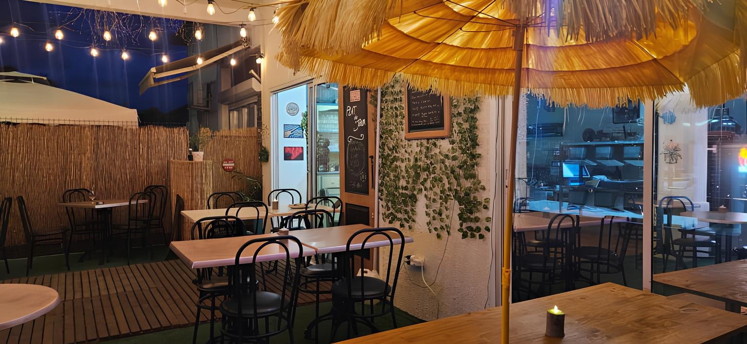 L’intérieur du restaurant Ô Time Fly